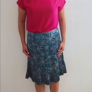 Marc Jacobs 100% silk, 4, pleated skirt